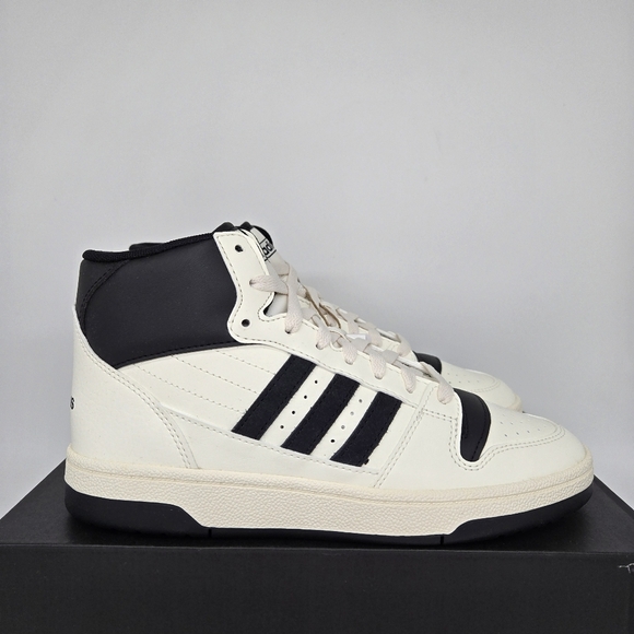 New Adidas Break Start Mid 'White Black' Women's Shoes Size 8 - Picture 3 of 8